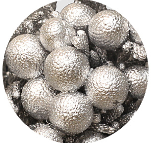 Бруния крашеная серебряная (Silver)