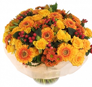 Круглый букет Ц 111 (Центральный салон)